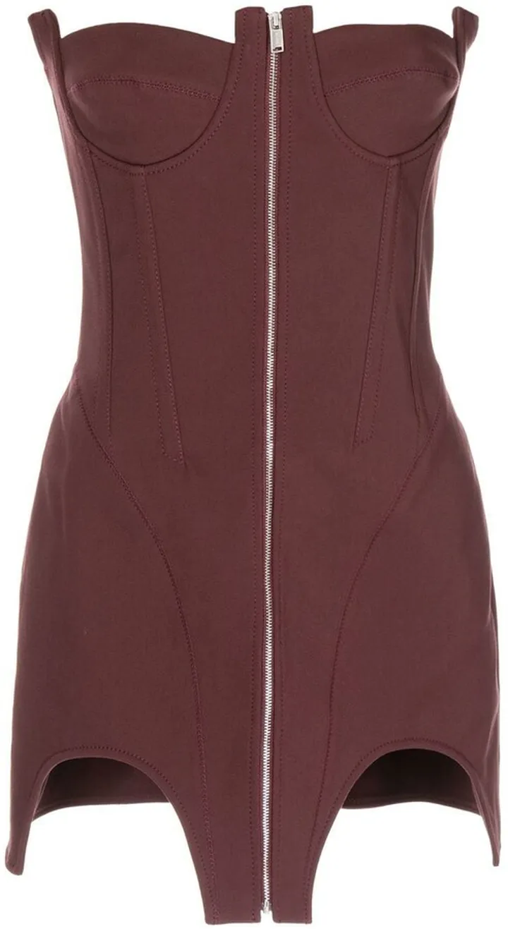 Double Arch Bustier Minidress