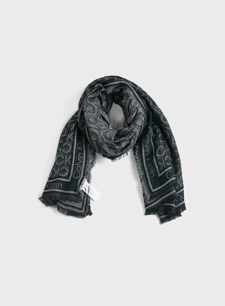 Monogram Jacquard Scarf