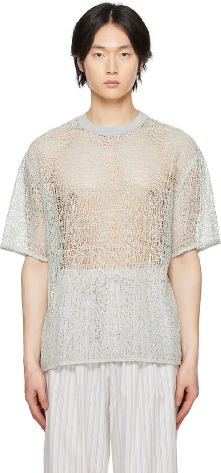 AMOMENTO Green Sheer T-Shirt