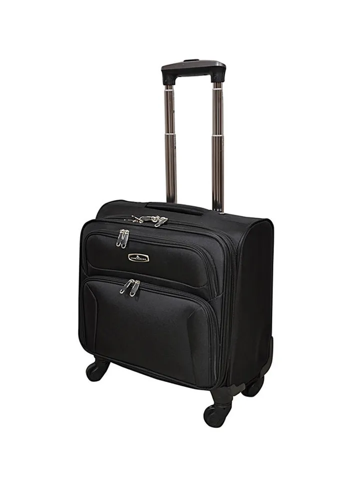 Softside Cabin Luggage Trolley Black