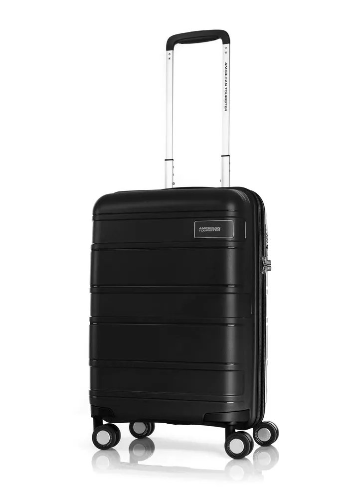 American Tourister LITEVLO hard spinner luggage cabin TSA 55cm - black