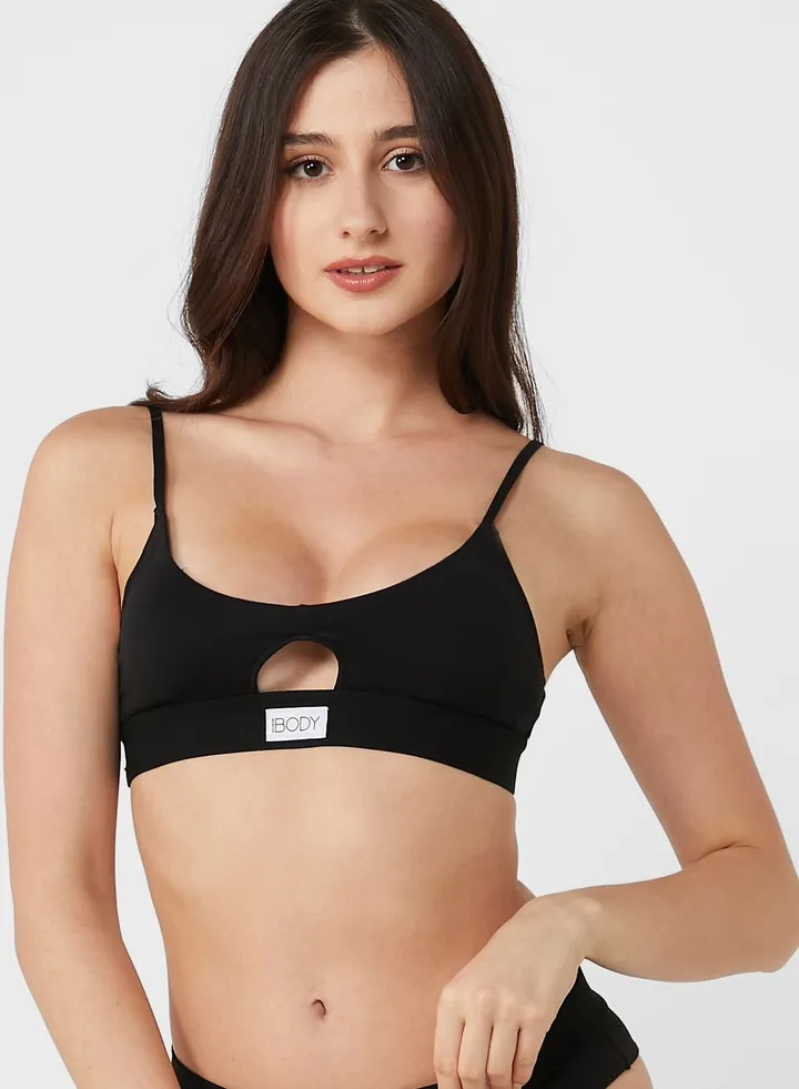 Organic Cotton Scoop Bralette
