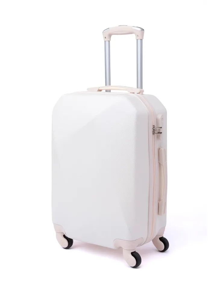 Cabin Carry Check-In Luggage Trolley Size 20 inch Beige