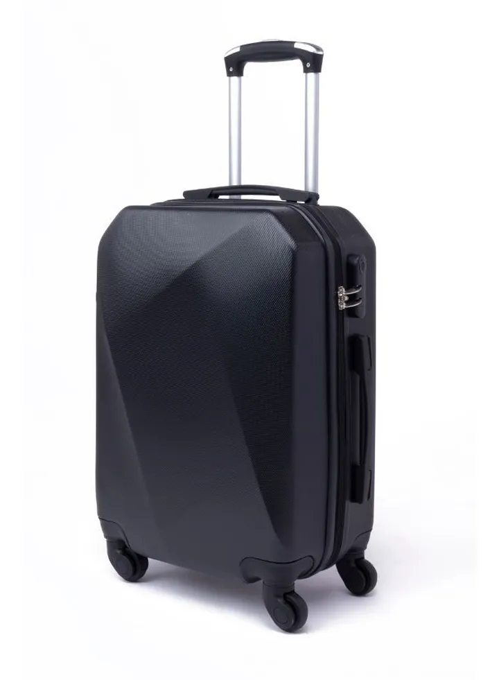 Cabin Carry Check-In Luggage Trolley Size 20 inch Black