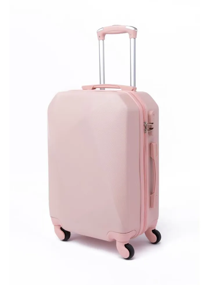 Cabin Carry Check-In Luggage Trolley Size 20 inch Pink