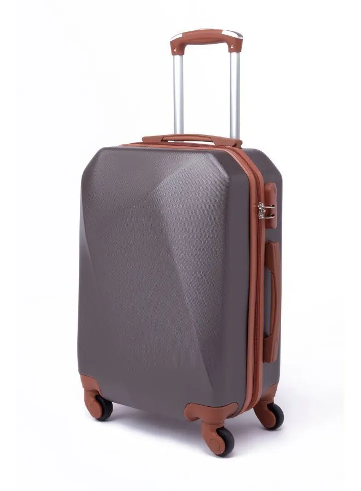 Cabin Carry Check-In Luggage Trolley Size 20 inch Coffee