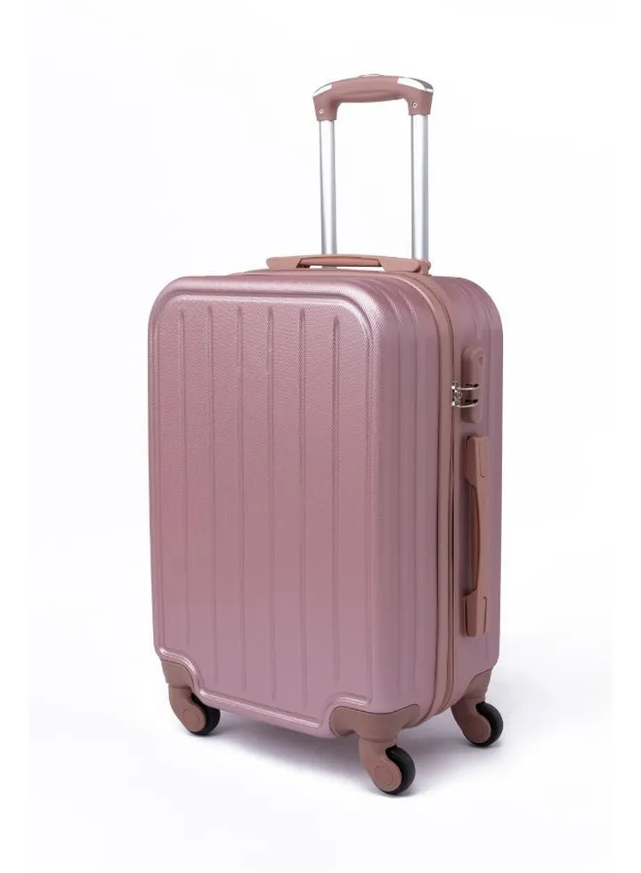 Cabin Carry Check-In Luggage Trolley Size 20 inch Rosegold