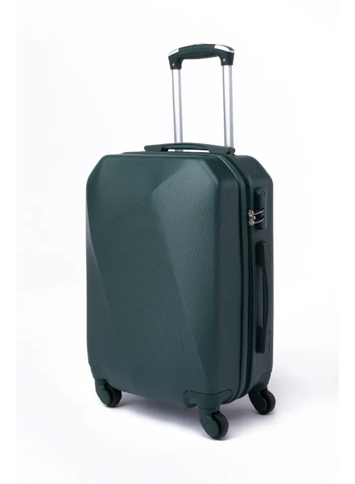 Cabin Carry Check-In Luggage Trolley Size 20 inch Green