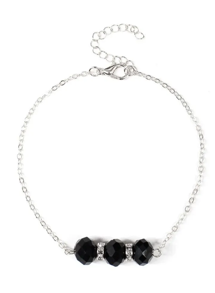 Casual Women Crystal Anklet