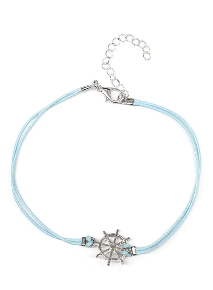 Women Casual Wheel Pendant Anklet