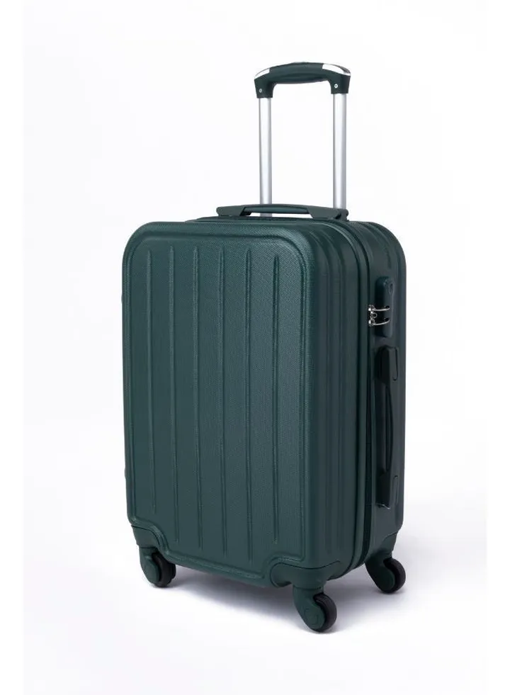Cabin Carry Check-In Luggage Trolley Size 20 inch Green