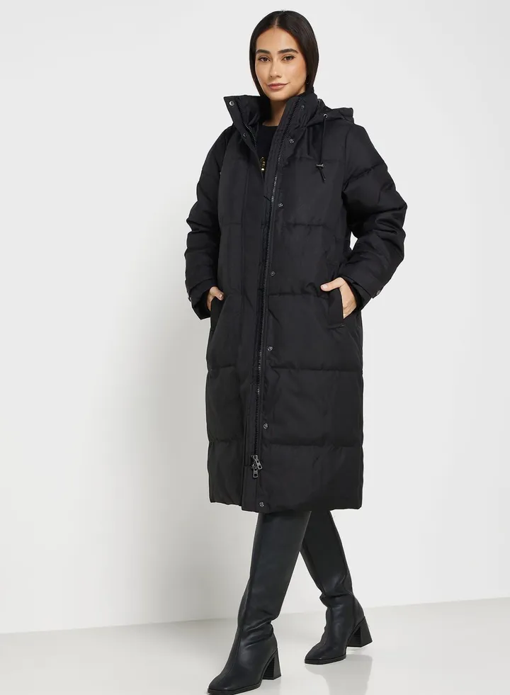 Longline Puffer Coat