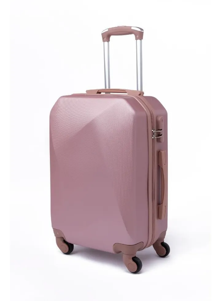 Cabin Carry Check-In Luggage Trolley Size 20 inch Rosegold