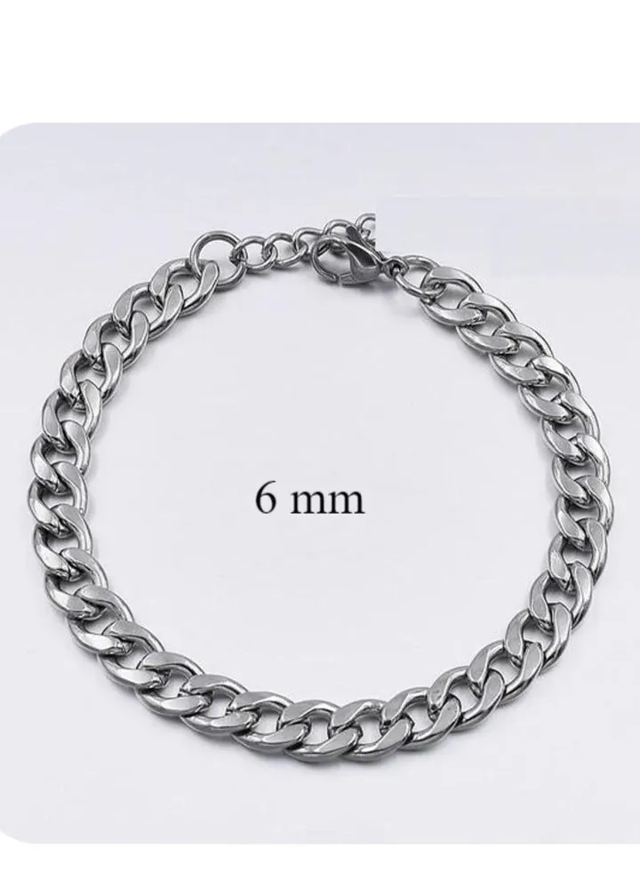 Stainless Steel Anklet - 6 mm