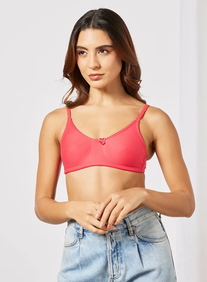 Casual Push-Up Bra Coral
