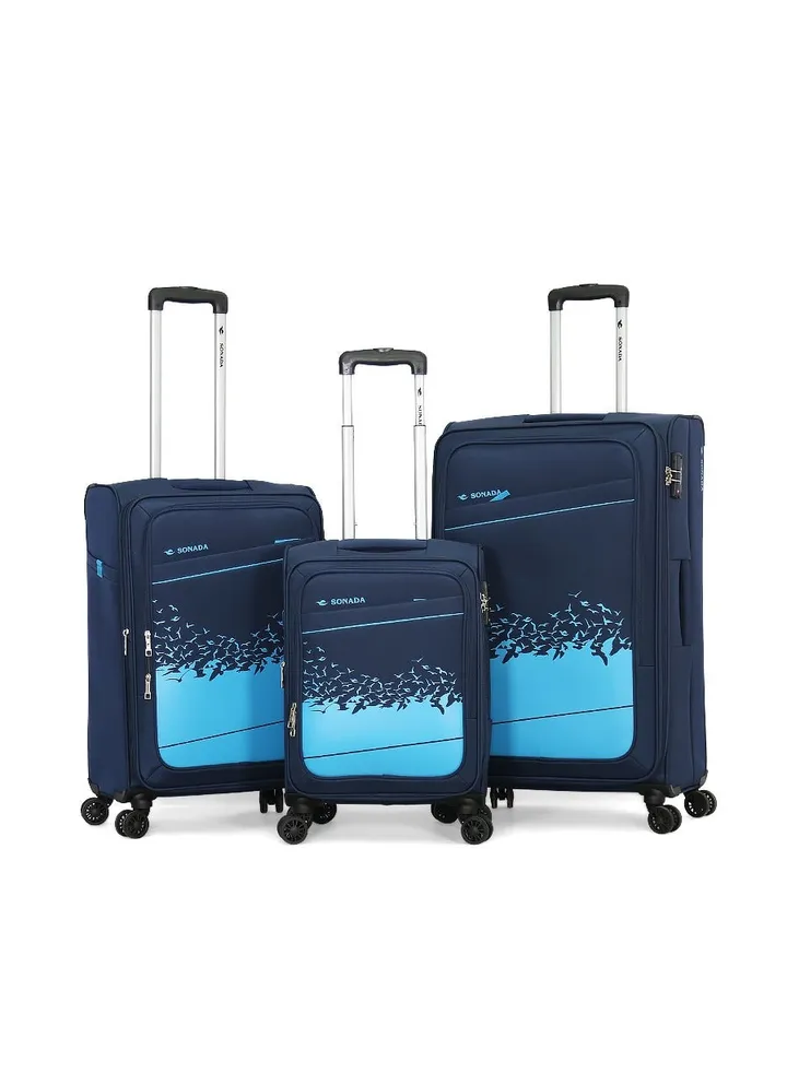Sonada Sonada Luggage Set 3 Pieces L 28-M 24-S 20 Navy