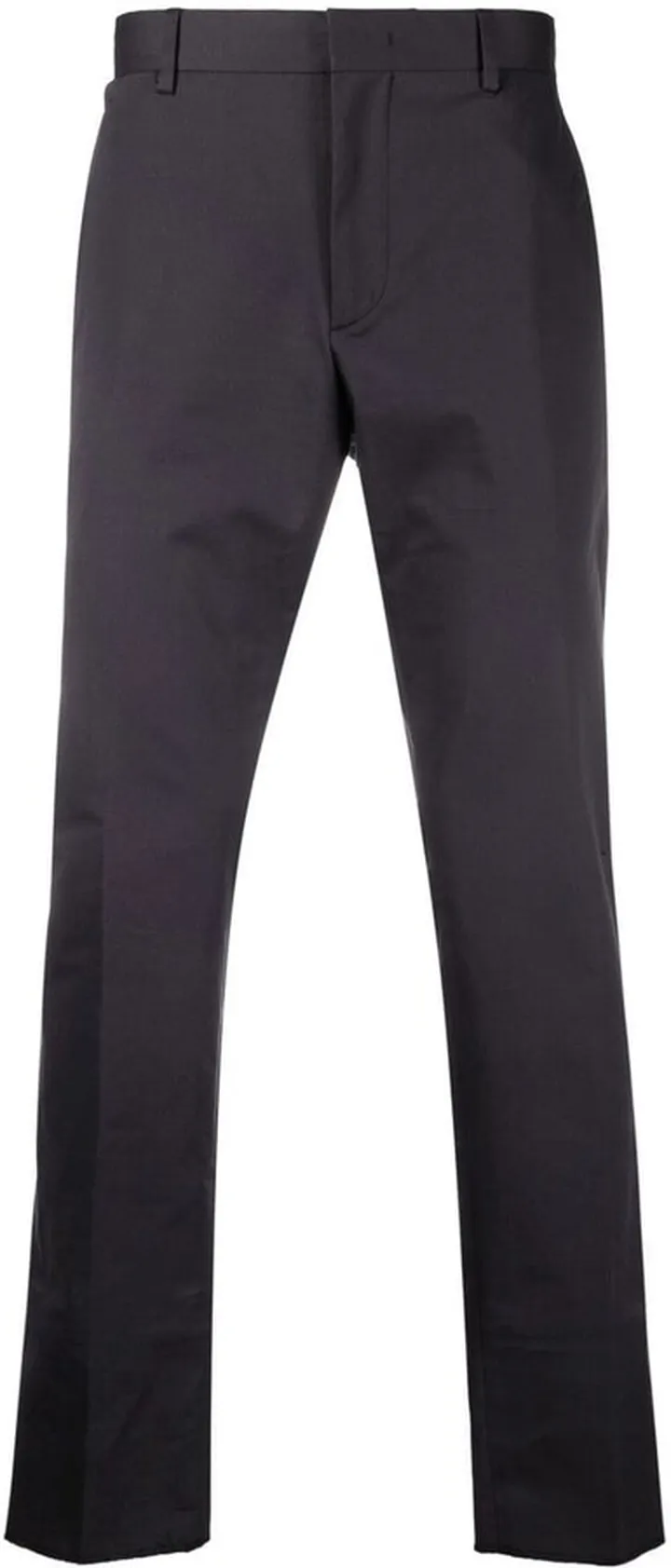 Straight-Leg Cotton Trousers