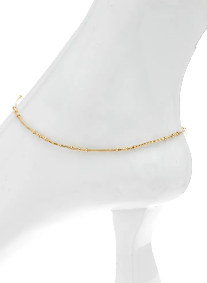 Soft chain anklet