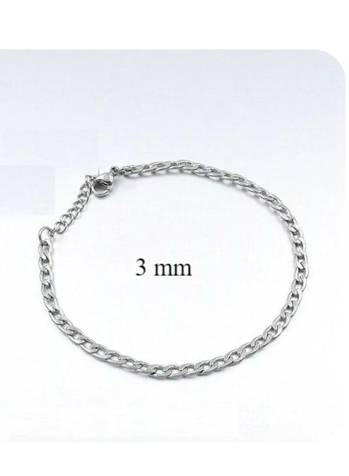 Stainles Steel Anklets - 3 mm