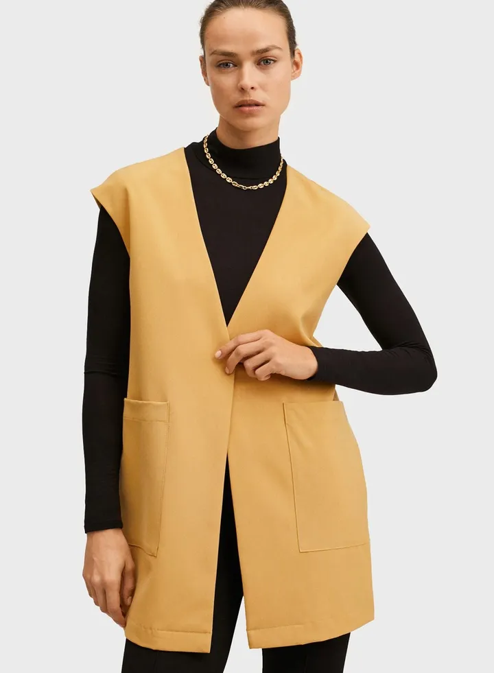 Longline Knitted Coat