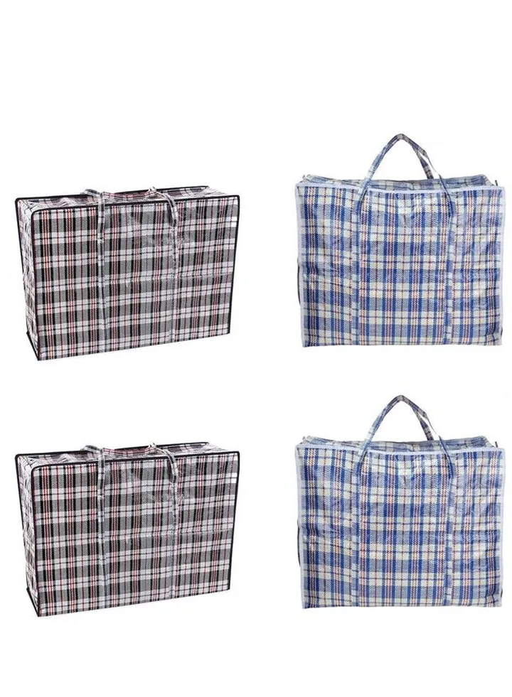 Extra Large Laundry Bag with Zipper - 4Pcs Heavy Duty Laundry Bag with Handles Storage and underwear bags for travelinglaundry room necessities