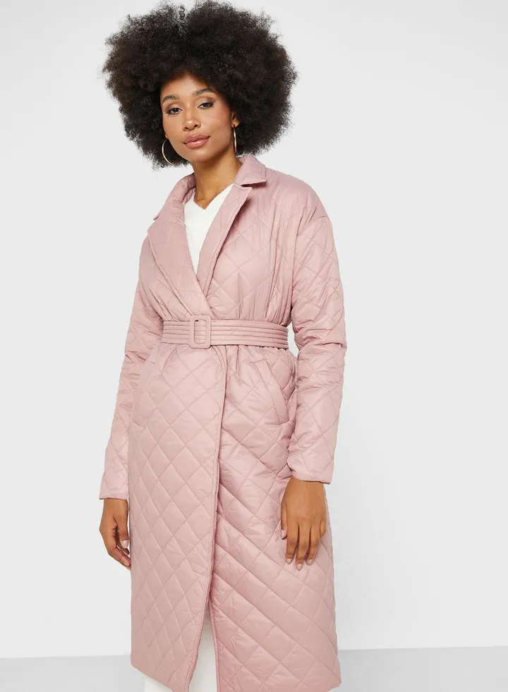 Belted Padded Coat