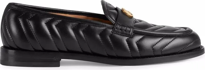 Double G matelassé loafers