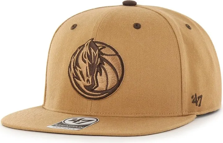 Men's '47 Brand Tan Dallas Mavericks Toffee Captain Snapback Hat