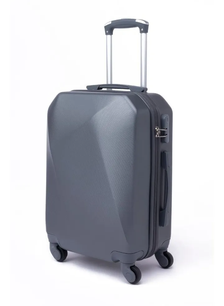 Cabin Carry Check-In Luggage Trolley Size 20 inch Grey