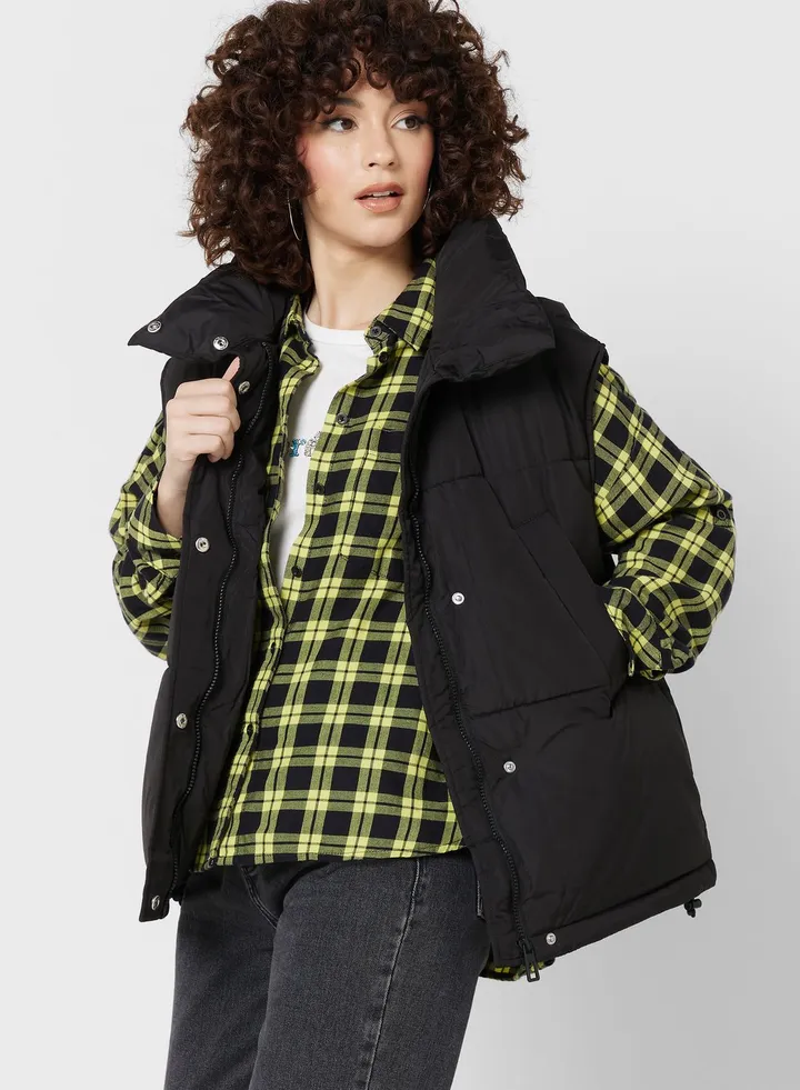 High Neck Puffer Coat