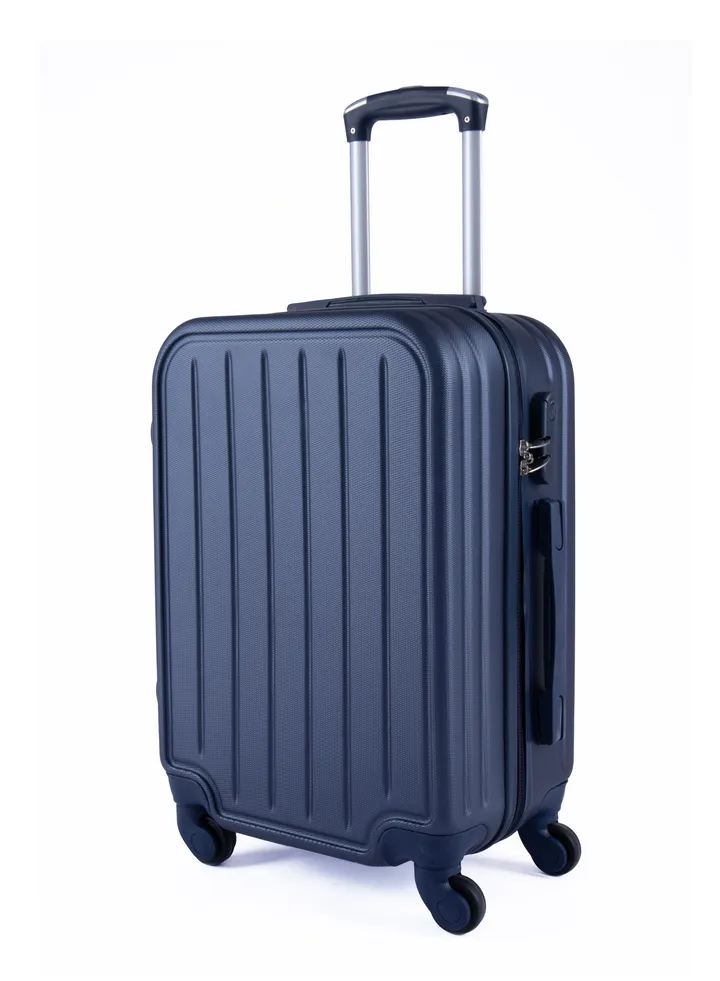 Cabin Carry Check-In Luggage Trolley Size 20 inch Blue