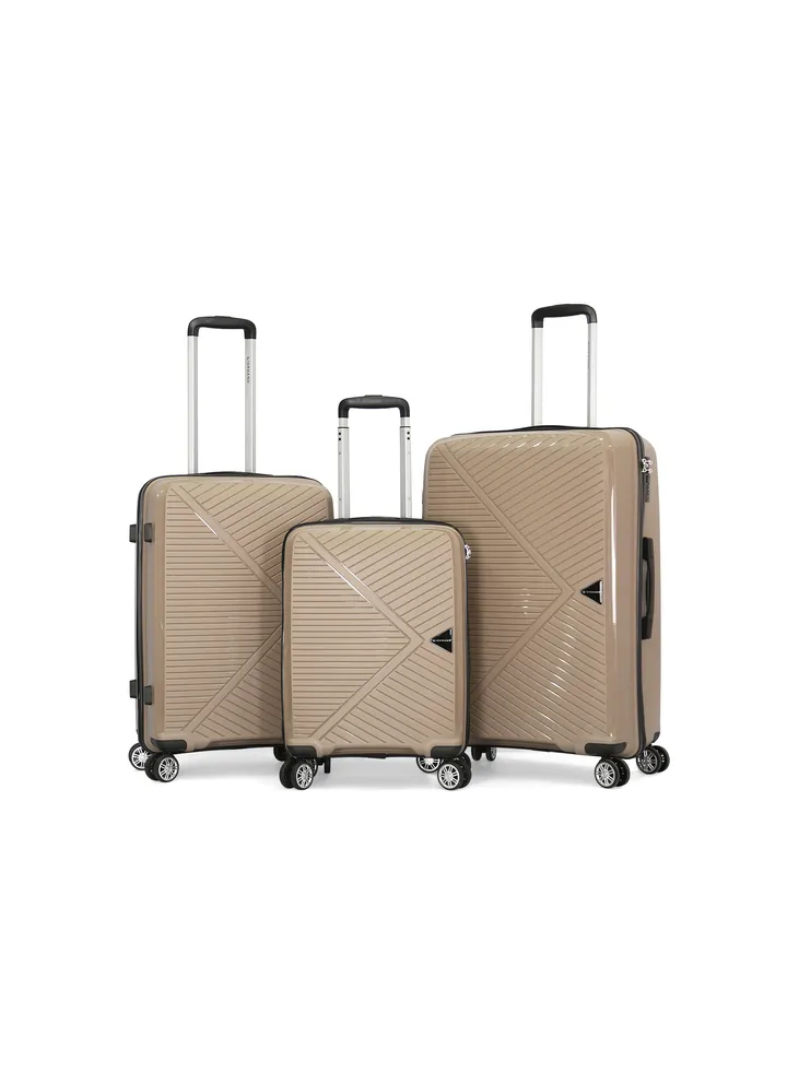 Giordano Hardside Luggage Trolley Bag 3 Pcs Set