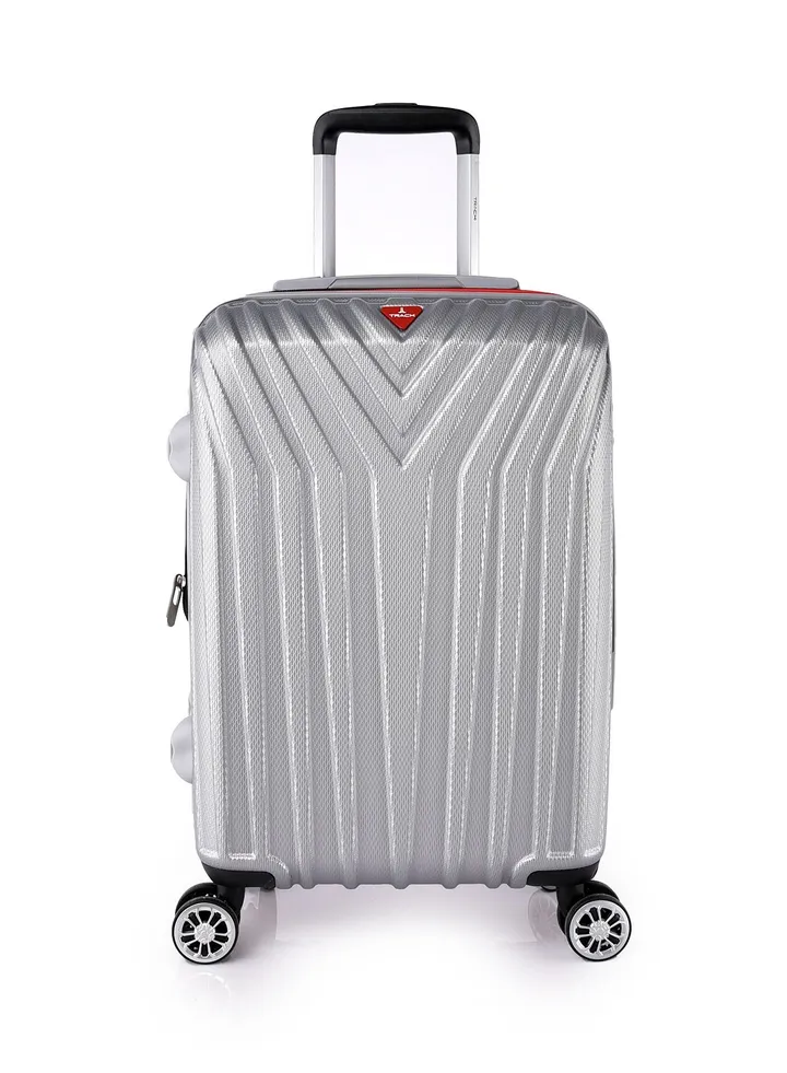 Track Luggage hard 20 inch Silver