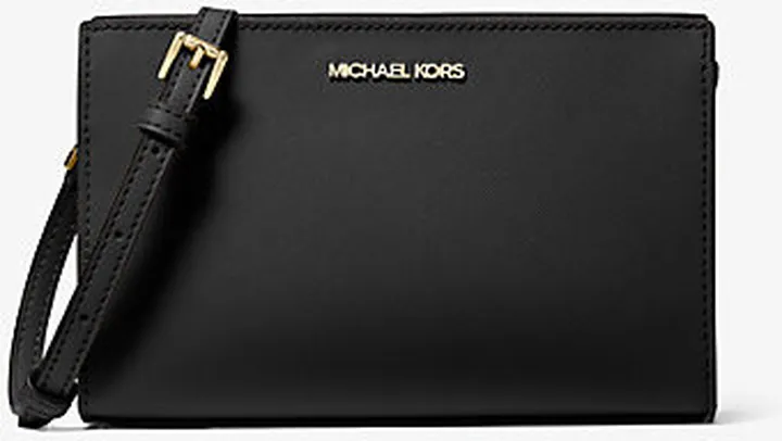 Sheila Small Faux Saffiano Leather Crossbody Bag