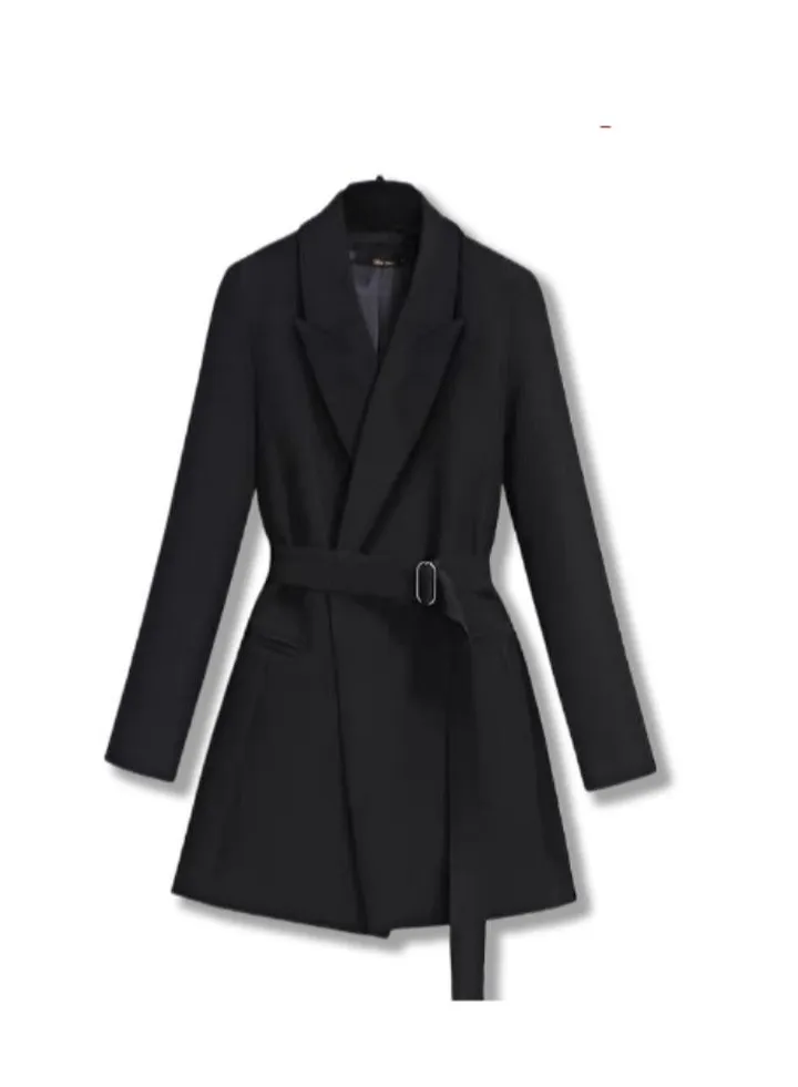 New High-End Stylish Slim Fitting Waistband Coat