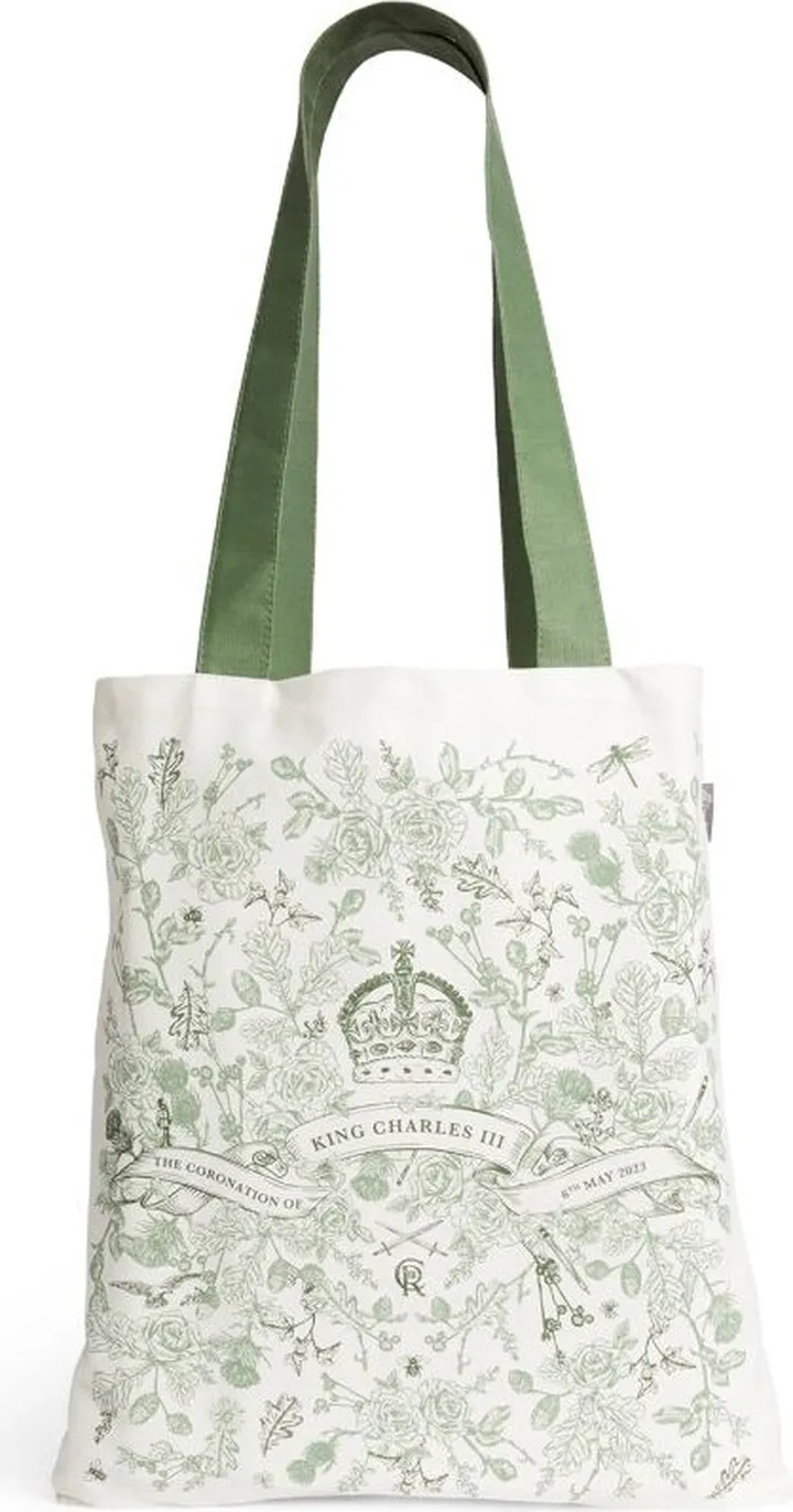 Harrods King Charles Iii Coronation Tote Bag