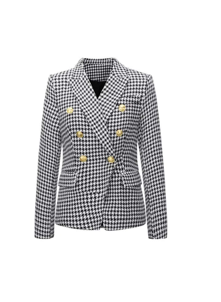 New Fashion Short Double Breasted Suit Coat