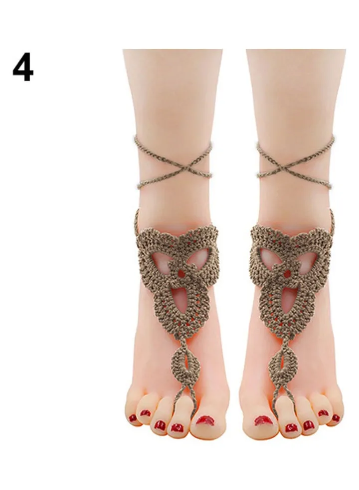 Crochet Cotton Anklet