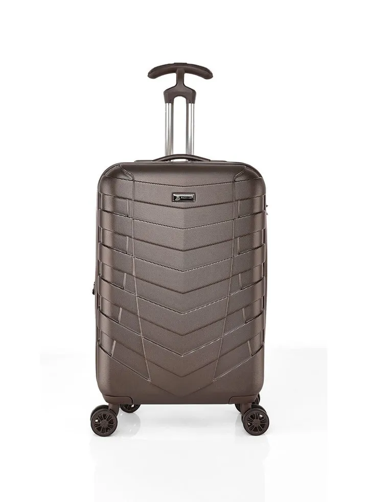 Hardside Cabin Luggage Trolley Coffee