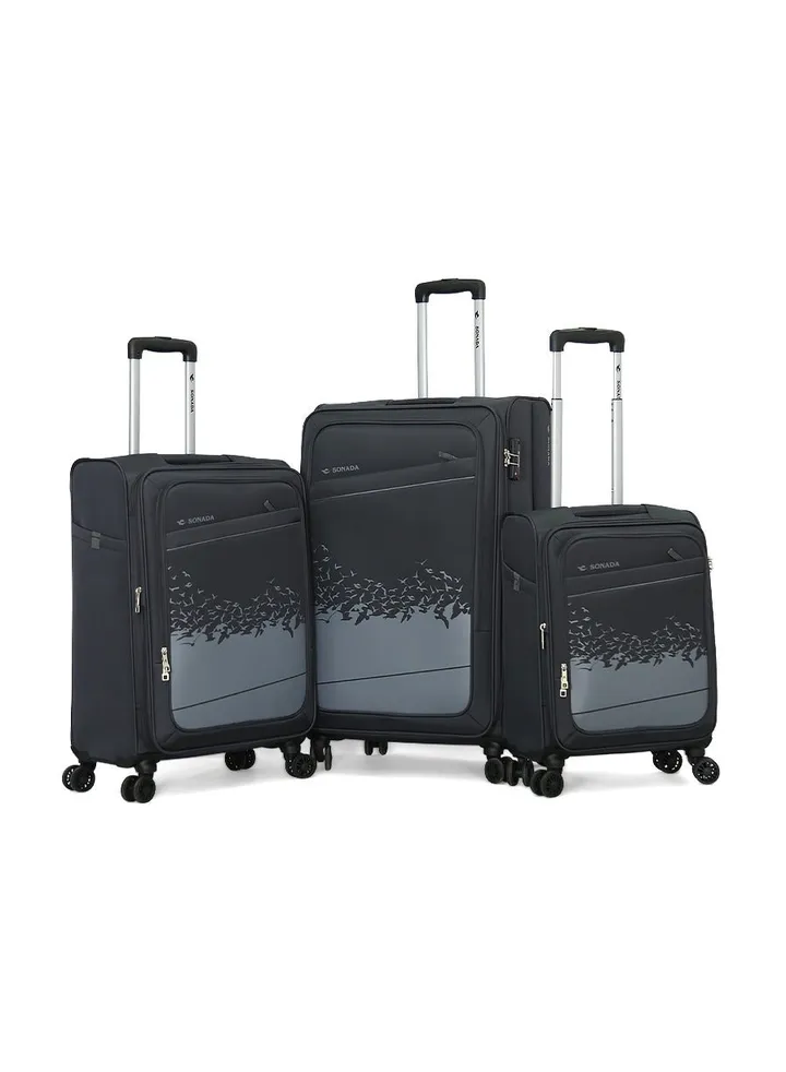 Sonada Sonada Luggage Set 3 Pieces L 28-M 24-S 20 Grey