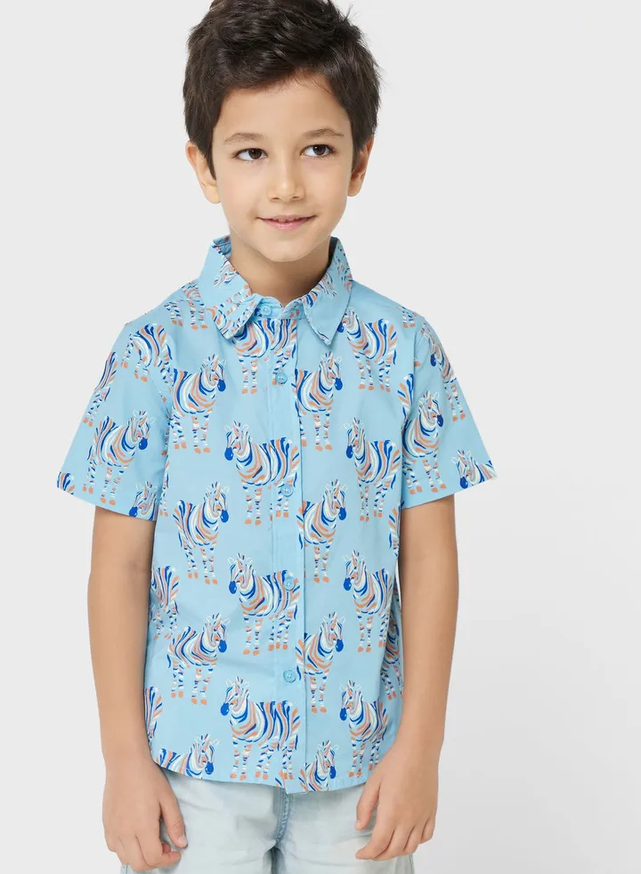 Boys Striped Long Sleeves Shirt