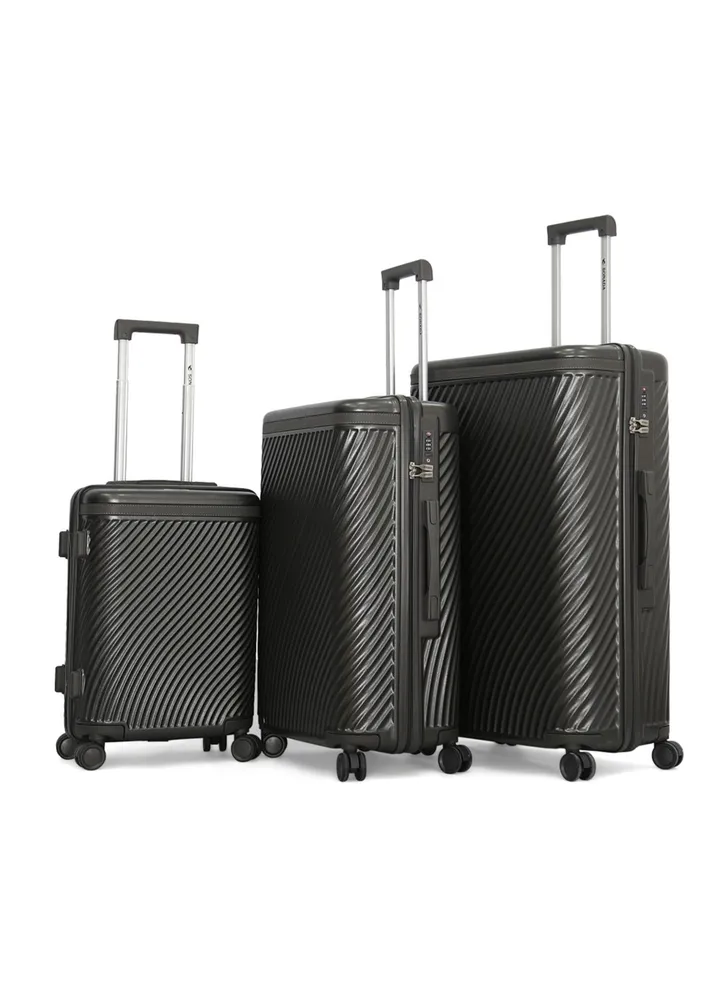 Sonada Hardshell Luggage Trolley Bag 3 pcs Set,Grey