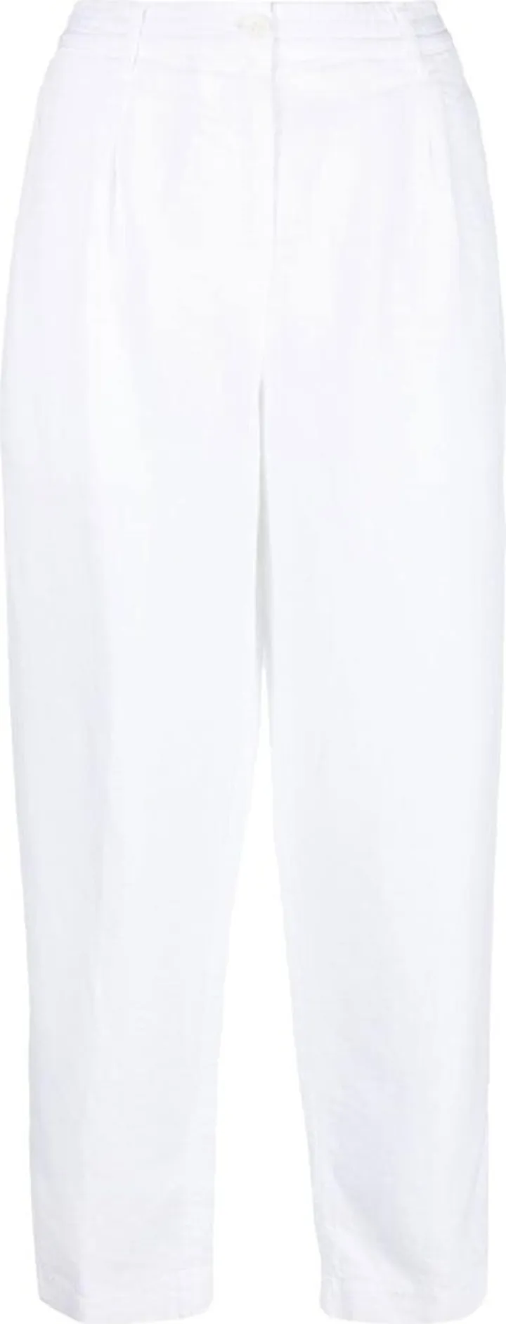 Linen Straight-Leg Trousers
