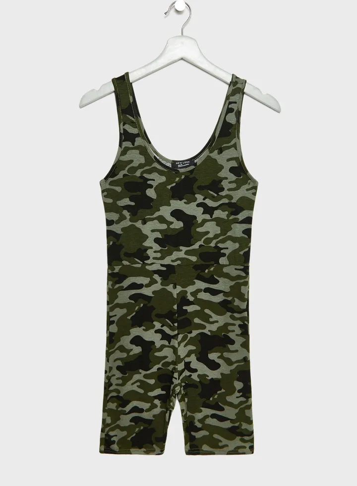 Teen Camo Unitard