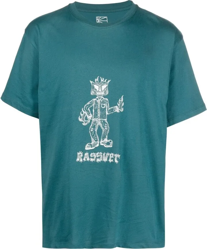 graphic-print cotton T-shirt