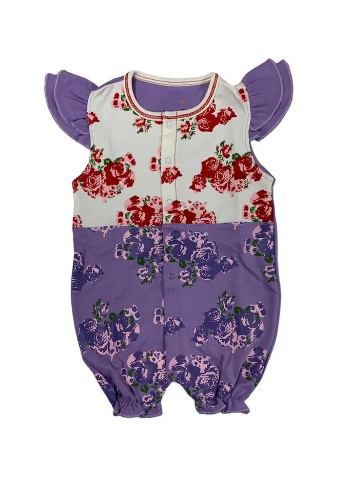 Newborn Baby girl Romper bodysuit outfits cotton suit