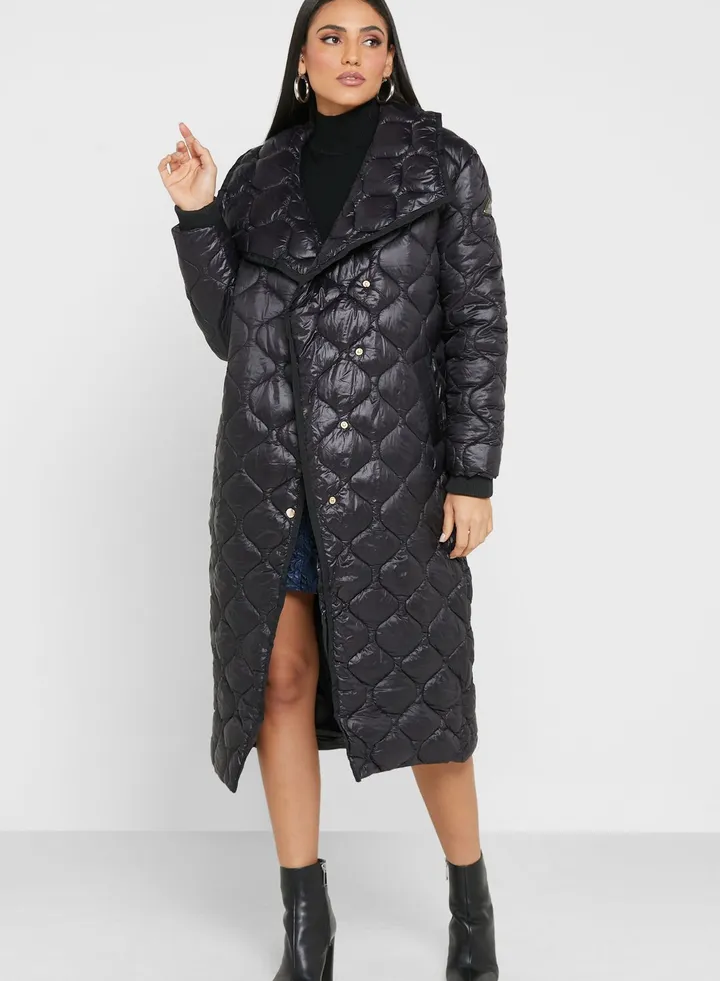 Longline Knitted Coat