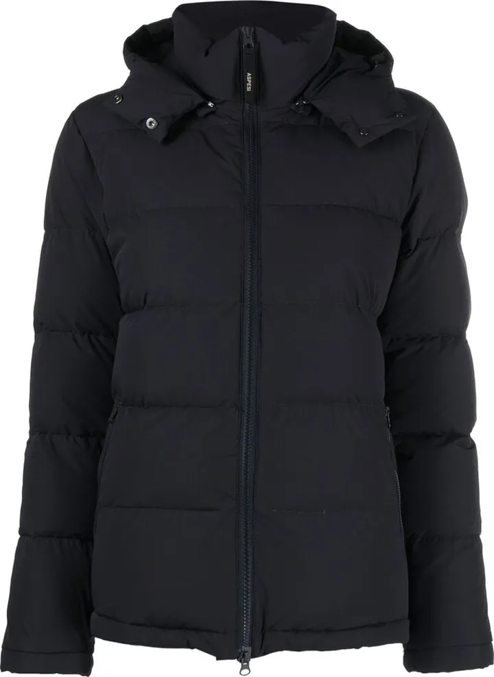 Feather-Down Padded Puffer Jacket