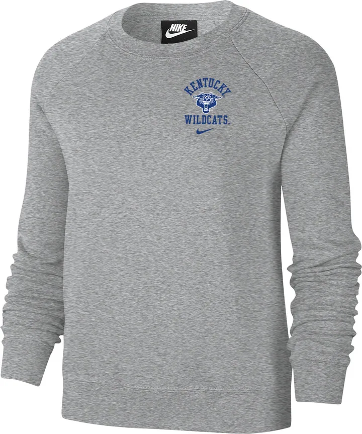 Nike Women's College (Kentucky) Fleece Sweatshirt in Grey