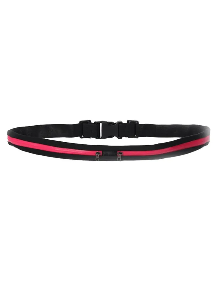 Anti-Theft Sports Zipper Waist Bag Red